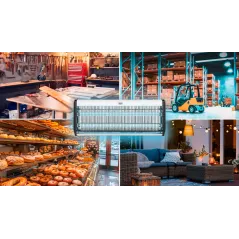 Lampa owadobójcza TEESA rażąca 36W(2x18W)