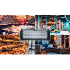 Lampa owadobójcza TEESA rażąca 36W(2x18W)