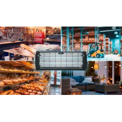 Lampa owadobójcza TEESA rażąca 36W(2x18W)