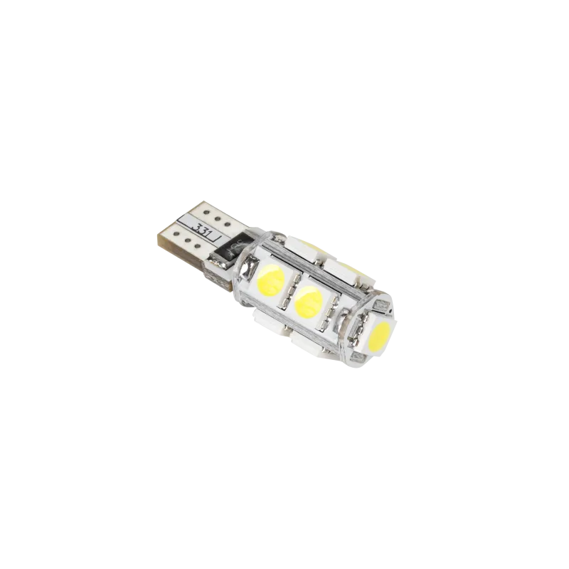 Lampa samochodowa LED T10, 9 x SMD5050, 12V, biała Lampa samochodowa LED T10, 9 x SMD5050, 12V, biała