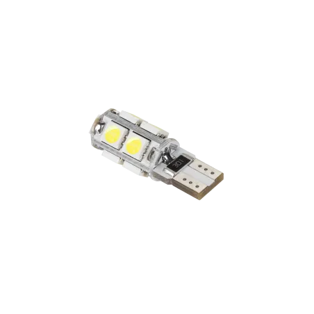 Lampa samochodowa LED T10, 9 x SMD5050, 12V, biała