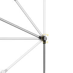 Lampa stojaca led ze ściemniaczem i zmianą temperatury barwowej
