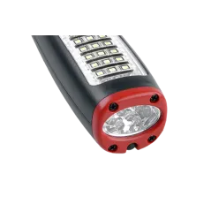 Lampa warsztatowa 24SMD + 7LED z ładowarką sieciowa i samochodową