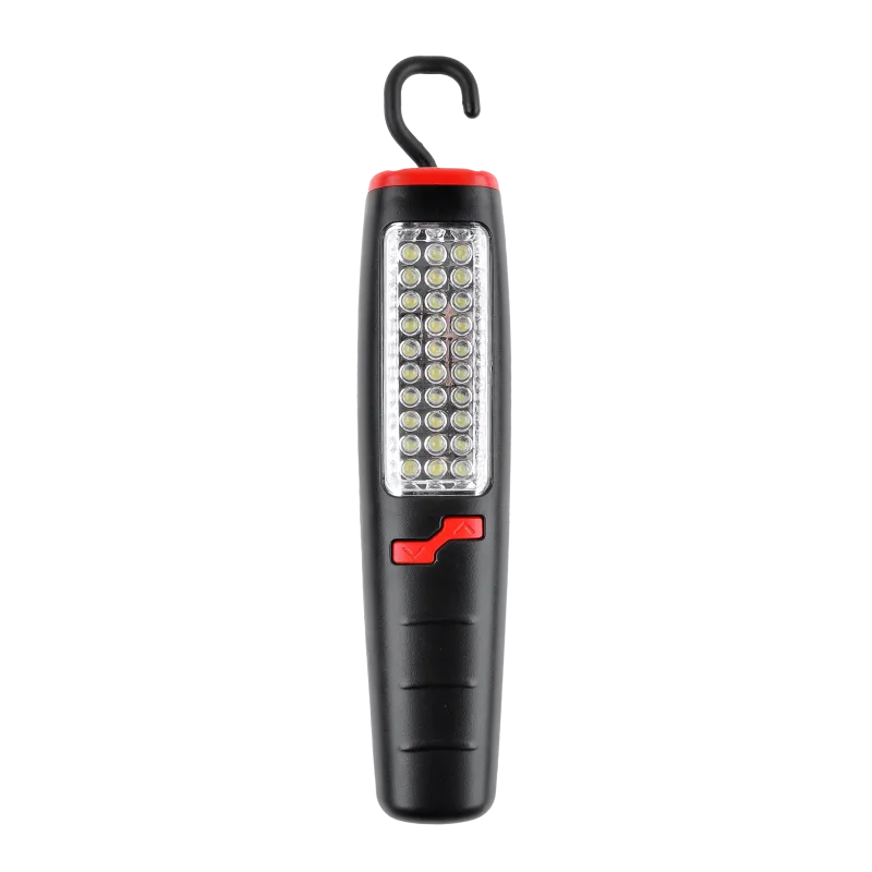 Lampa warsztatowa 30+7 LED z ładowarką sieciową i samochodową Lampa warsztatowa 30+7 LED z ładowarką sieciową i samochodową