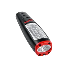 Lampa warsztatowa 30+7 LED z ładowarką sieciową i samochodową