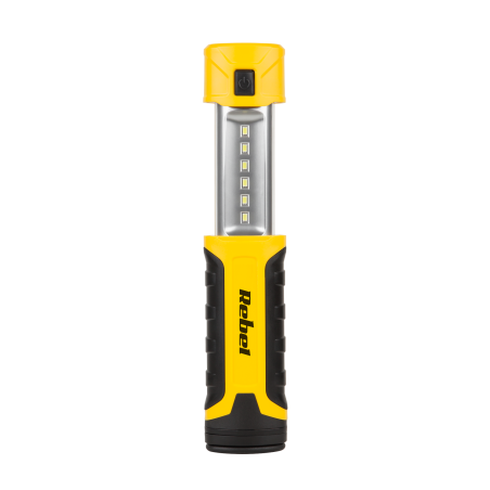 Lampa warsztatowa Rebel 6 SMD+1 SMD z ładowarką sieciowa i samochodową