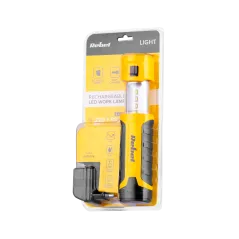 Lampa warsztatowa Rebel 6 SMD+1 SMD z ładowarką sieciowa i samochodową
