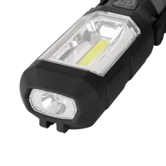 Lampa warsztatowa z ładowarką sieciowa i samochodową