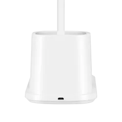 Lampka LED na biurko z ładowarką indukcyjną (biała)