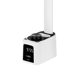 Lampka na biurko z zegarem