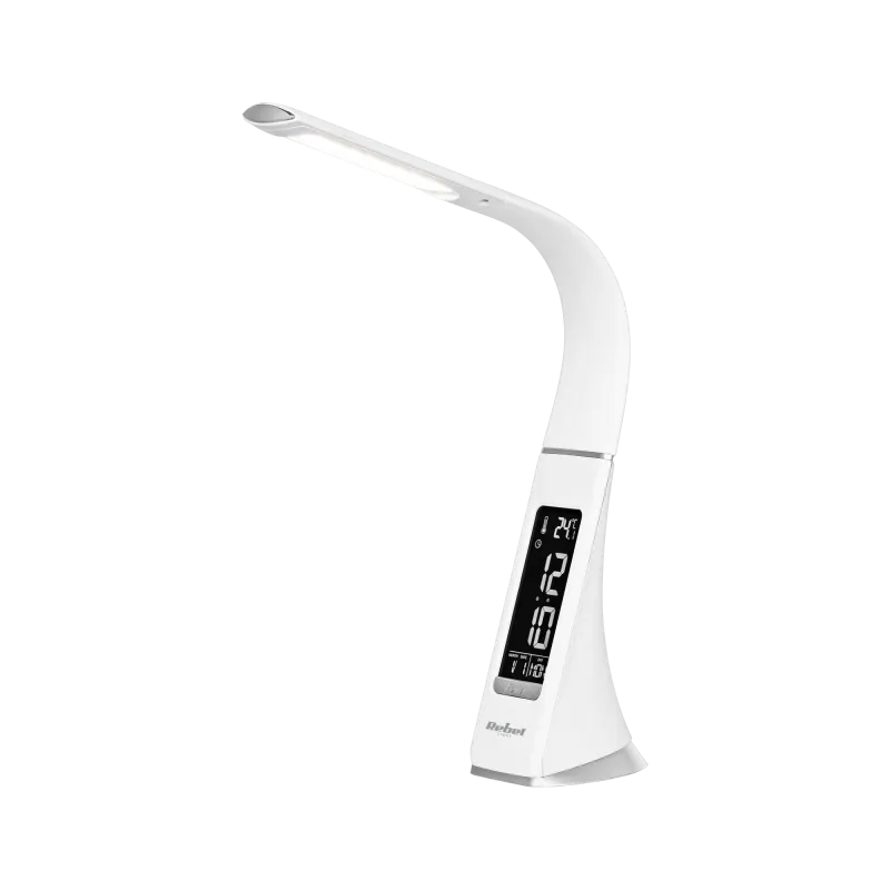 Lampka REBEL Led na biurko (zegar, datownik, temperatura)
