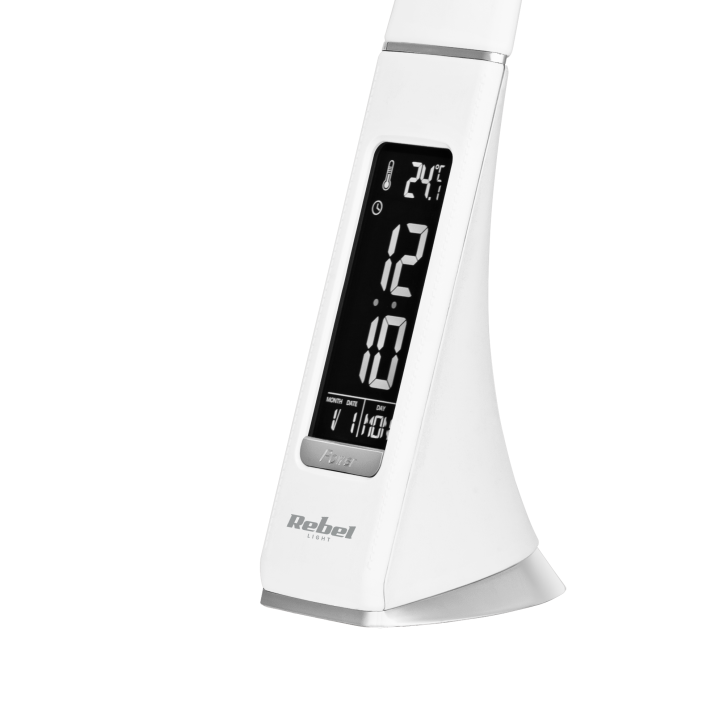 Lampka REBEL Led na biurko (zegar, datownik, temperatura) Lampka REBEL Led na biurko (zegar, datownik, temperatura)