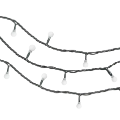 Lampki choinkowe LED Rebel zewnętrzne 10m, RGB ze zmianę trybu swiecenia