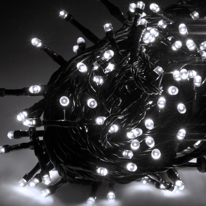 Lampki choinkowe LED Rebel zewnętrzne 10m, zimne białe, ze zmianą trybu świecenia Lampki choinkowe LED Rebel zewnętrzne 10m, zimne białe, ze zmianą trybu świecenia
