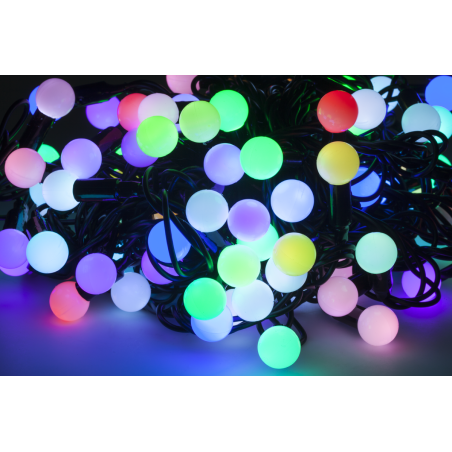 Lampki choinkowe LED RGB - 10m ( płynna zmiana kolorów)- 10m