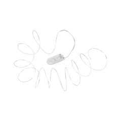 Lampki świateczne - 20mini LED- zimne białe