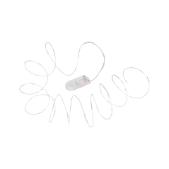 Lampki świateczne - 20mini LED- zimne białe
