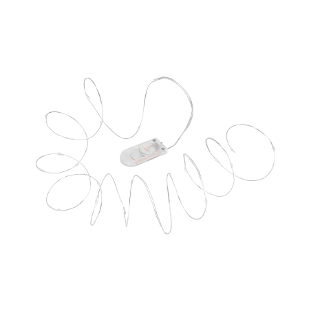 Lampki świateczne - 20mini LED- zimne białe