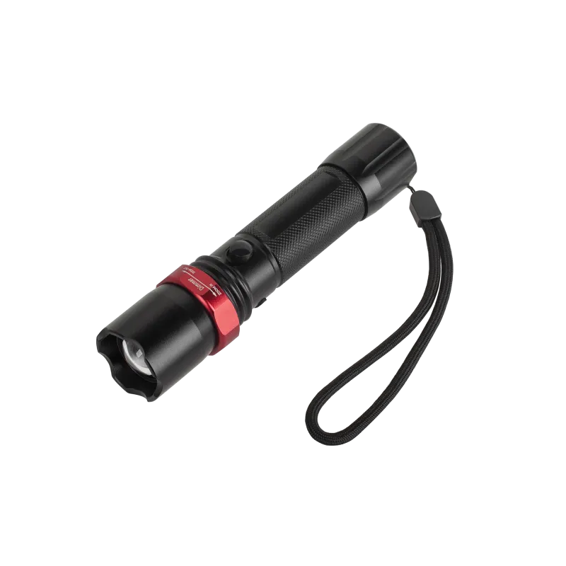 Latarka 10 W z ładowarką sieciową i samochodową