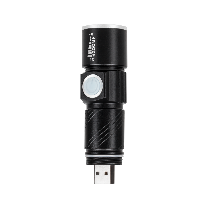 Latarka aluminiowa 3W (ZOOM, wtyk USB) Latarka aluminiowa 3W (ZOOM, wtyk USB)