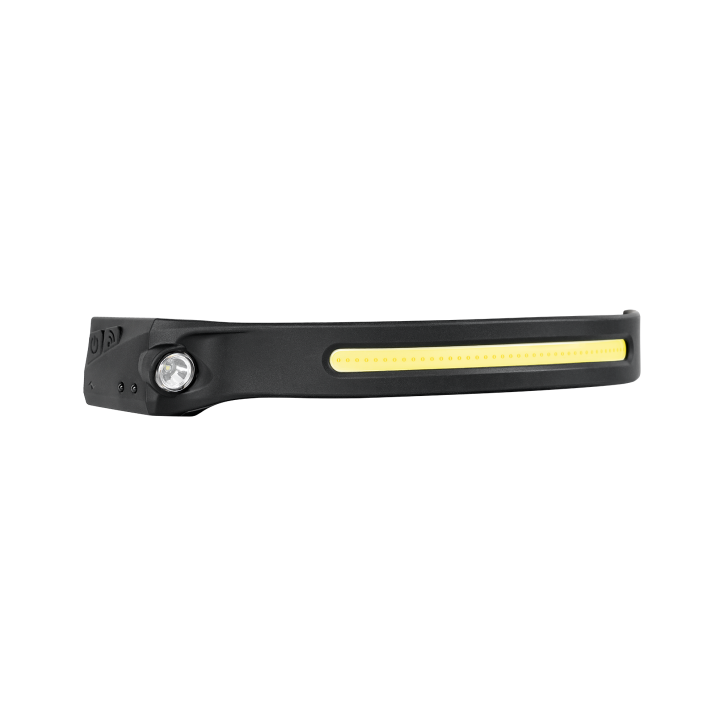 Latarka czołowa akumulatorowa (5W COB+ 3W Led) - opaska Latarka czołowa akumulatorowa (5W COB+ 3W Led) - opaska