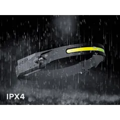 Latarka czołowa akumulatorowa (5W COB+ 3W Led) - opaska