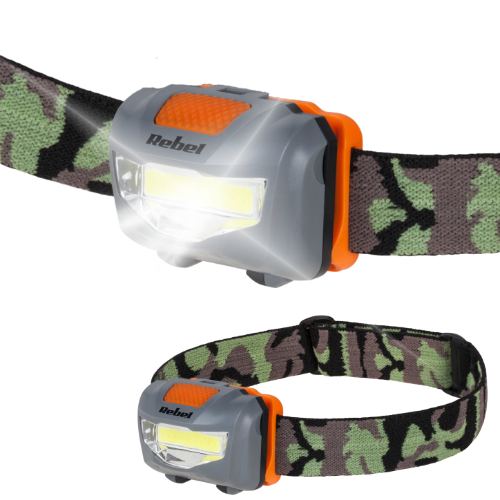 Latarka czołowa Rebel 3W (COB) Latarka czołowa Rebel 3W (COB)