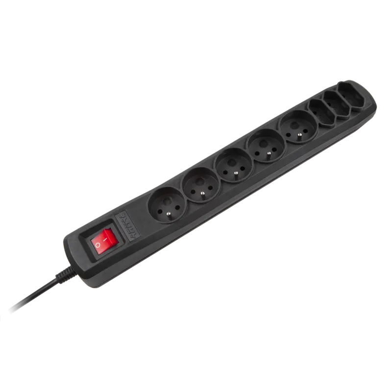 Listwa zasilająca R-8 3,0m czarna Armac