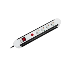 Listwa zasilajaca Rebel German type x4 gniazda - kabel 3m (1,5mm)