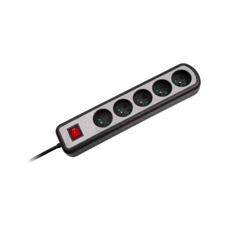 Listwa zasilająca Rebel 5 gniazd , z przełacznikiem ,3m (3x1,5mm)