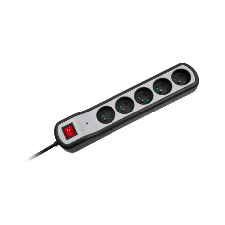 Listwa zasilająca Rebel 5 gniazd z przełącznikiem (1,5m, 3x1,5mm)
