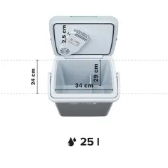 Lodówka turystyczna Teesa z funkcją grzania 25L