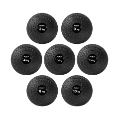 Mała piłka lekarska do ćwiczeń rehabilitacyjna Slam Ball 23cm 5kg, REBEL ACTIVE