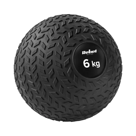 Mała piłka lekarska do ćwiczeń rehabilitacyjna Slam Ball 23cm 6kg, REBEL ACTIVE