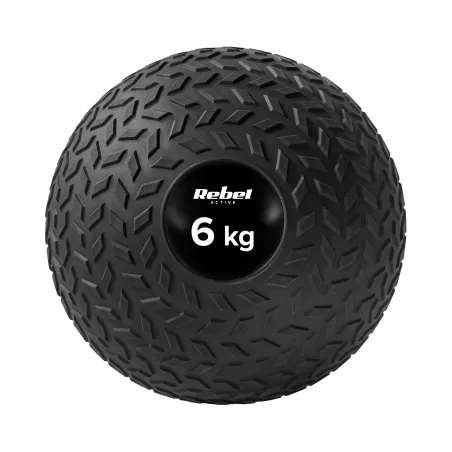 Mała piłka lekarska do ćwiczeń rehabilitacyjna Slam Ball 23cm 6kg, REBEL ACTIVE