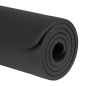 Mata gimnastyczna do ćwiczeń joga, pilates, fitness, 183x61cm, grubość 1.5cm, materiał NBR, czarna, REBEL ACTIVE Mata gimnastyczna do ćwiczeń joga, pilates, fitness, 183x61cm, grubość 1.5cm, materiał NBR, czarna, REBEL ACTIVE