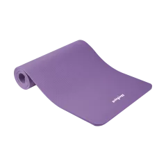 Mata gimnastyczna do ćwiczeń joga, pilates, fitness, 183x61cm, grubość 1.5cm, materiał NBR, fioletowa, REBEL ACTIVE