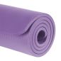 Mata gimnastyczna do ćwiczeń joga, pilates, fitness, 183x61cm, grubość 1.5cm, materiał NBR, fioletowa, REBEL ACTIVE