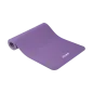 Mata gimnastyczna do ćwiczeń joga, pilates, fitness, 183x61cm, grubość 1cm, materiał NBR, fioletowa, REBEL ACTIVE