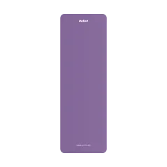 Mata gimnastyczna do ćwiczeń joga, pilates, fitness, 183x61cm, grubość 1cm, materiał NBR, fioletowa, REBEL ACTIVE