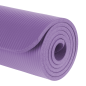 Mata gimnastyczna do ćwiczeń joga, pilates, fitness, 183x61cm, grubość 1cm, materiał NBR, fioletowa, REBEL ACTIVE
