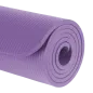 Mata gimnastyczna do ćwiczeń joga, pilates, fitness, 183x61cm, grubość 1cm, materiał NBR, fioletowa, REBEL ACTIVE