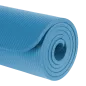 Mata gimnastyczna do ćwiczeń joga, pilates, fitness, 183x61cm, grubość 1cm, materiał NBR, niebieska, REBEL ACTIVE
