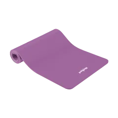 Mata gimnastyczna do ćwiczeń joga, pilates, fitness, 183x61cm, grubość 6mm, materiał TPE, fioletowa, REBEL ACTIVE