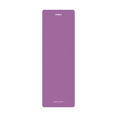 Mata gimnastyczna do ćwiczeń joga, pilates, fitness, 183x61cm, grubość 6mm, materiał TPE, fioletowa, REBEL ACTIVE