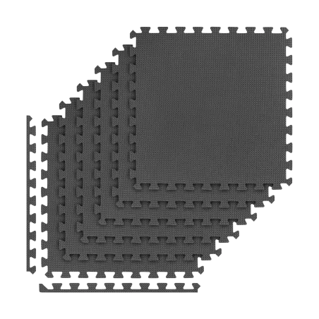 Mata pod sprzęt i do ćwiczeń na siłownię 180x120cm, materiał EVA, puzzle 6 szt, REBEL ACTIVE