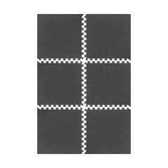 Mata pod sprzęt i do ćwiczeń na siłownię 180x120cm, materiał EVA, puzzle 6 szt, REBEL ACTIVE