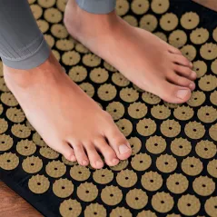 Mata zdrowotna z kolcami do akupresury z poduszką, 72x42cm