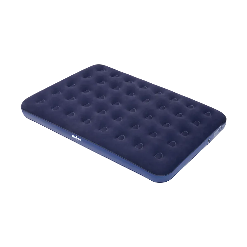 Materac dmuchany dwuosobowy do spania + pompka , 186 x 130 x 22 cm Materac dmuchany dwuosobowy do spania + pompka , 186 x 130 x 22 cm