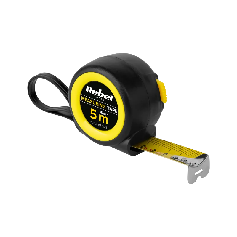 Miara zwijana stalowa 5m 25mm Miara zwijana stalowa 5m 25mm